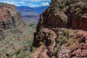 Grand Canyon vu du Bright Angel Trail