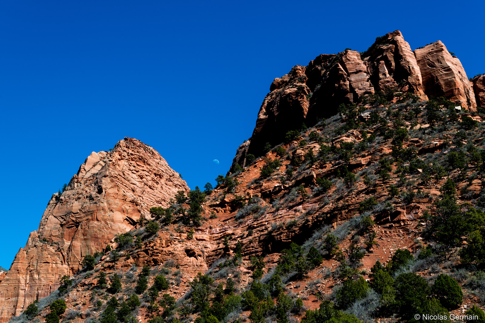 Paysage de Kolob Canyons, dans le nord de Zion National Park, Utah