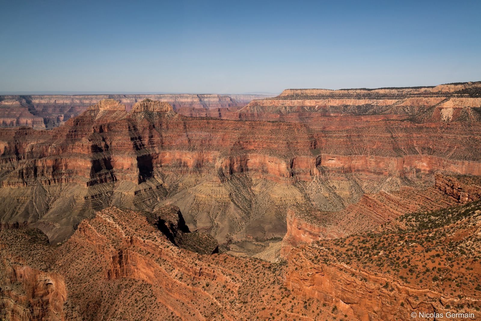 Le Grand Canyon vu d'hélicoptère
