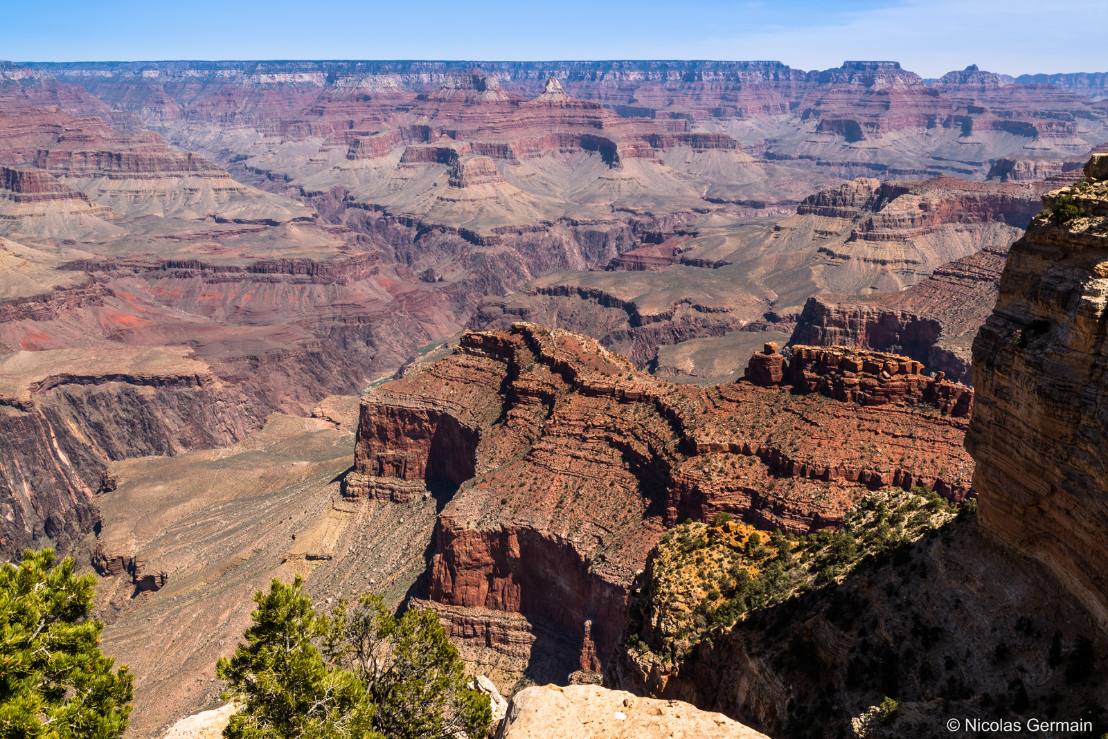 Grand Canyon vu du point de vue Hopi Point