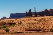 Totem Pole dans Monument Valley Navajo Tribal Park