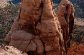 Point de vue vertigineux sur Pipe Organ, Colorado National Monument