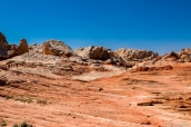 Slickrock et brainrock dans White Pocket, Arizona