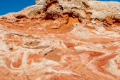 Forme étrange de la roche de White Pocket, Arizona