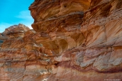 On voit bien ici les différentes strates de roches, Coyote Buttes South