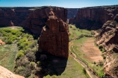 Navajo Fortress dans le Canyon de Chelly