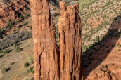 Spider Rock se tient au milieu du Canyon de Chelly