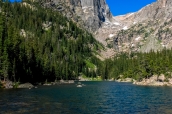 Dream Lake et Hallett Peak, Rocky Mountain National Park, Colorado