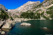 Lake Haiyaha dans Rocky Mountain National Park, Colorado