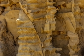 Formation rocheuse du nom de Dinosaur Backbone dans Fantasy Canyon, Utah