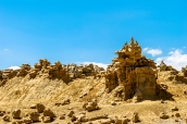 Formation rocheuse du nom de Witch dans Fantasy Canyon, Utah