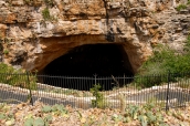 Entrée des grottes de Carlsbad Caverns, Nouveau-Mexique