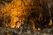 Une chambre constituée de stalactites et de stalagmites dans Carlsbad Caverns, Nouveau-Mexique