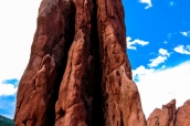 Formation rocheuse du nom de "Three Graces" dans Garden of the Gods, Colorado