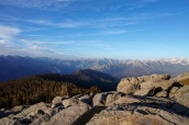 Panorama sur la Sierra Nevada vu de Moro Rock, Sequoia National Park