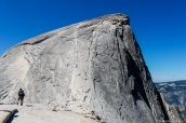 Half Dome avant la montée finale pour se rendre à son sommet, Yosemite National Park