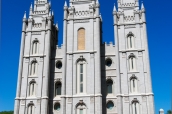 Salt Lake Temple, le temple mormon de Salt Lake City, Utah
