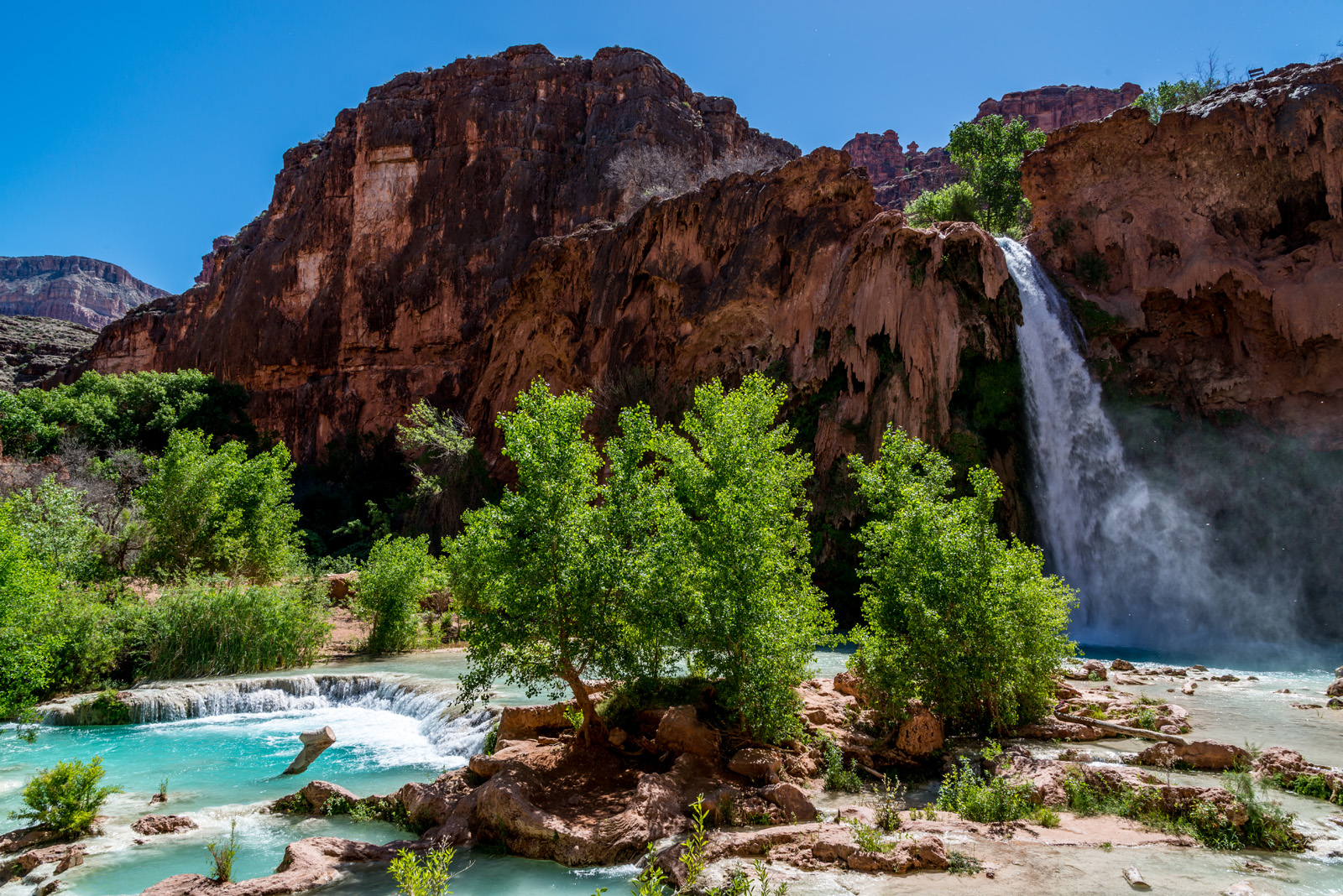 Havasu Falls à Havasupai, Arizona