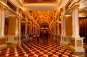 Galerie luxueuse de l'hôtel Venetian de Las Vegas