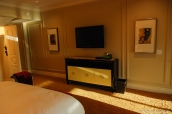 Chambre avec TV à écran plat de l'hôtel Palazzo, Las Vegas
