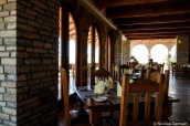 Vue intérieure du Candelilla Cafe, Lajitas