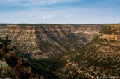 Vue sur Soda Canyon dans Mesa Verde