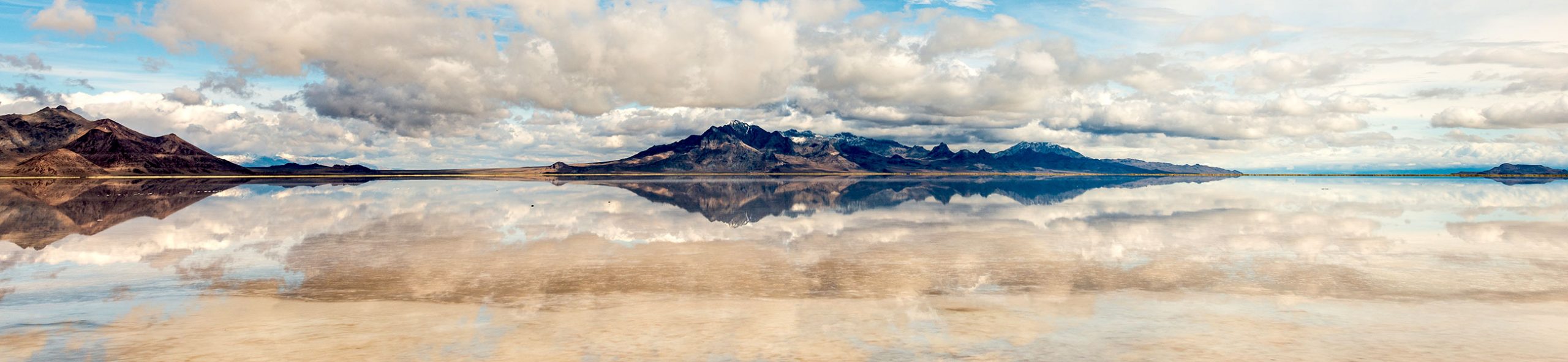 Bonneville Salt Flats sous l'eau