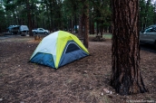 Tente à North Rim Campground, Grand Canyon National Park