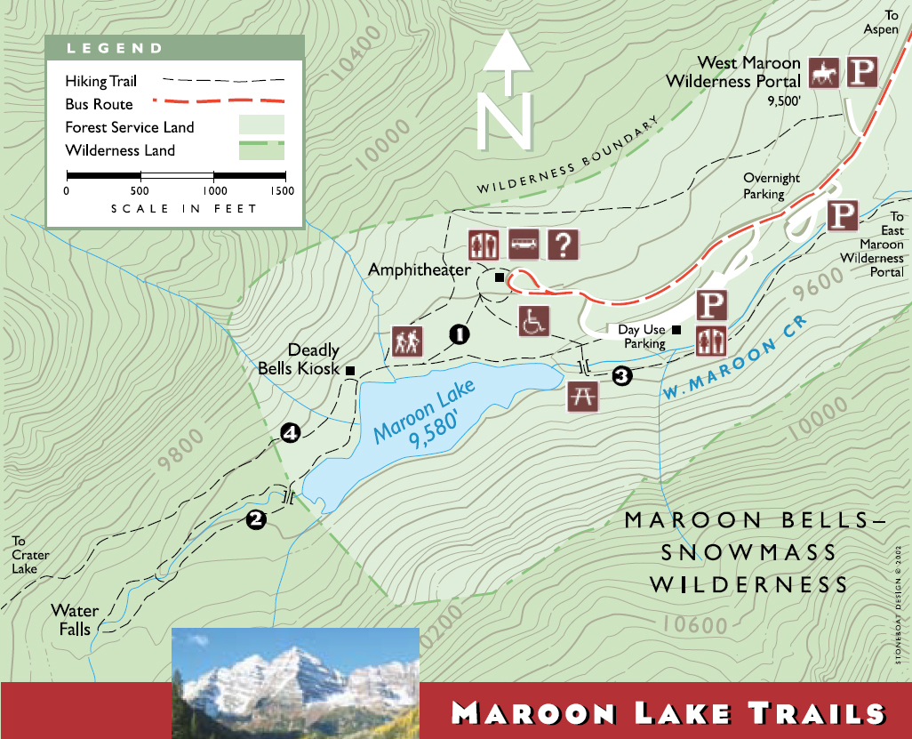 Maroon Bells Trail Map