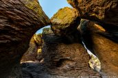 The Grotto, chaos de rochers sur Echo Canyon Trail, Chiricahua