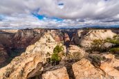 Panorama au bout du sentier de Deertrap Mountain, Zion