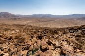 Etendue désertique vue de Kenyon Overllok près de Yaqui Pass, Anza Borrego