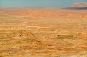 Lever de soleil sur les badlands près de Hanksville vus de Moonscape Overlook