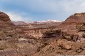 Lith Canyon sous un ciel menaçant, Hanksville