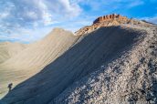 Début de la randonnée de North Caineville Mesa, Utah