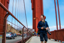 Qui suis-je ? Balade sur le Golden Gate Bridge à San Francisco