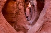 Arche formant un coeur dans Peek-a-Boo Slot Canyon, Grand Staircase Escalante