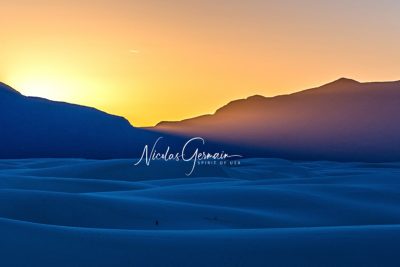 White Sands au crépuscule - Nicolas Germain, Spirit of USA