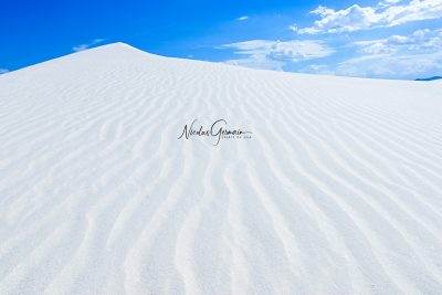 Dune de sable blanc dans le parc national de White Sands - Nicolas Germain, Spirit of USA