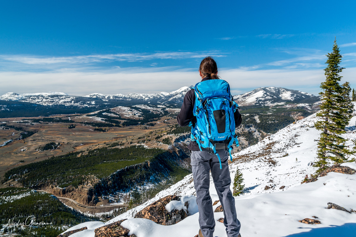 Randonnée au sommet de Bunsen Peak, Yellowstone National Park